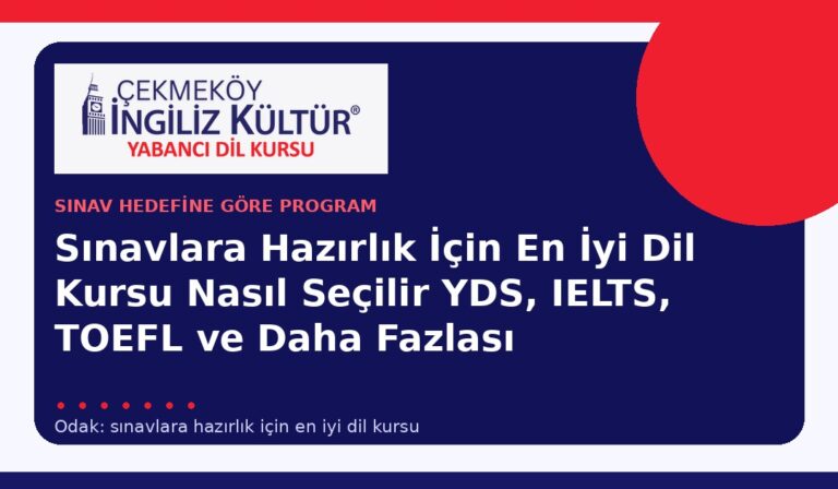 Sınavlara Hazırlık İçin En İyi Dil Kursu Nasıl Seçilir? YDS, IELTS, TOEFL ve Daha Fazlası